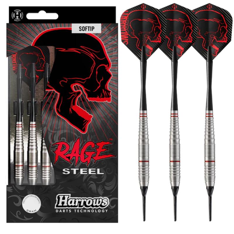 Dardos Bico Plástico Harrows Rage Steel