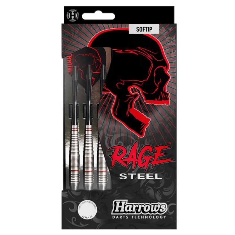 Dardos Bico Plástico Harrows Rage Steel
