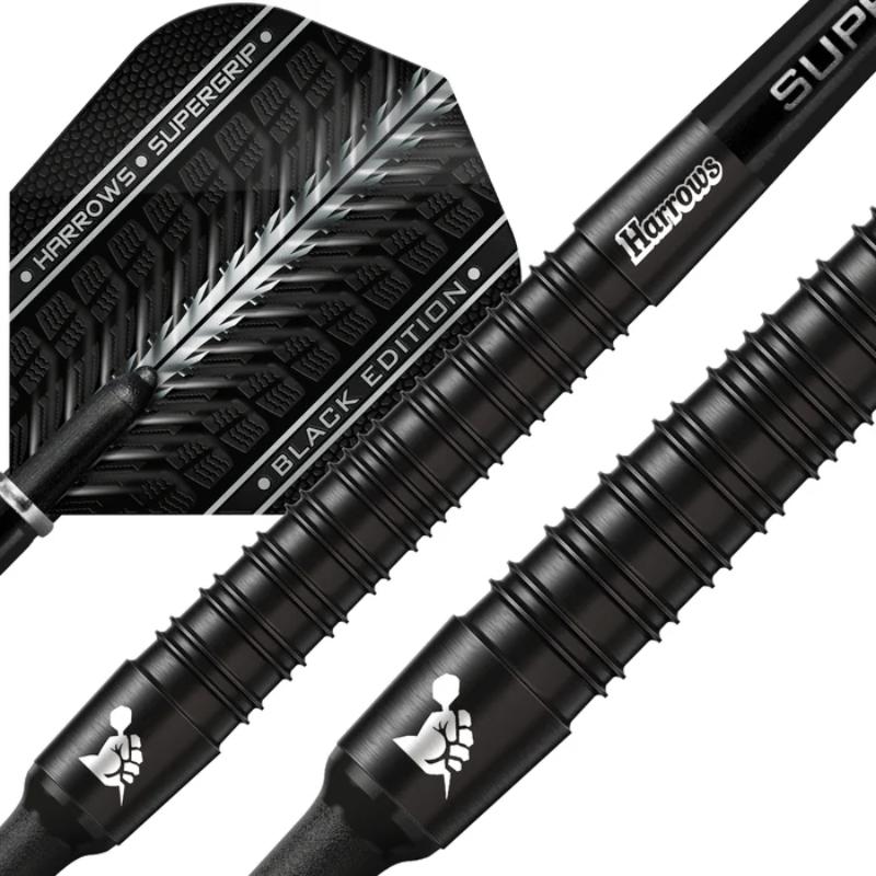 Dardos Bico Plástico Harrows Supergrip Black Edition 90%