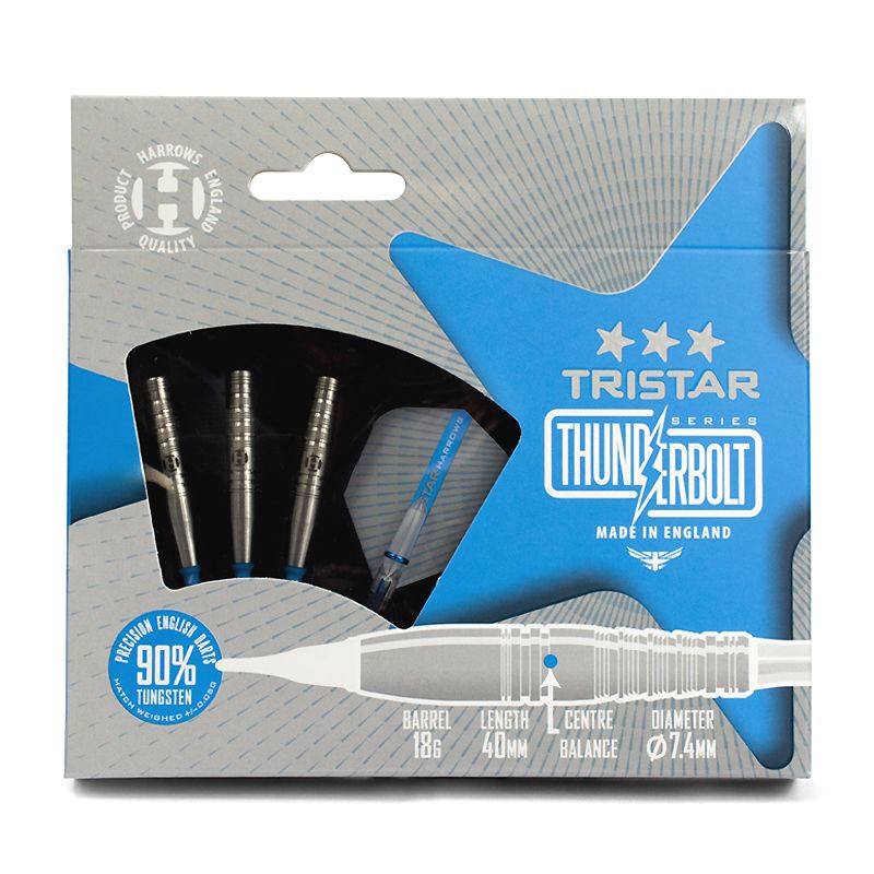 Dardos Bico Plástico Harrows Tristar 90% Thunderbolt Series