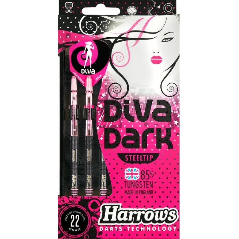 Dardos Bico Aço Harrows Diva Dark 85%