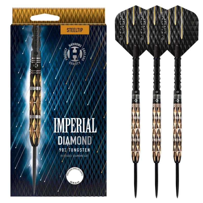 Dardos Bico Aço Harrows Imperial Diamond 90%