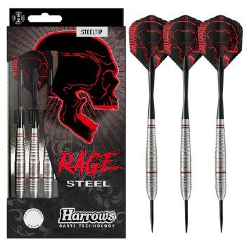 Dardos Bico Aço Harrows Rage Steel