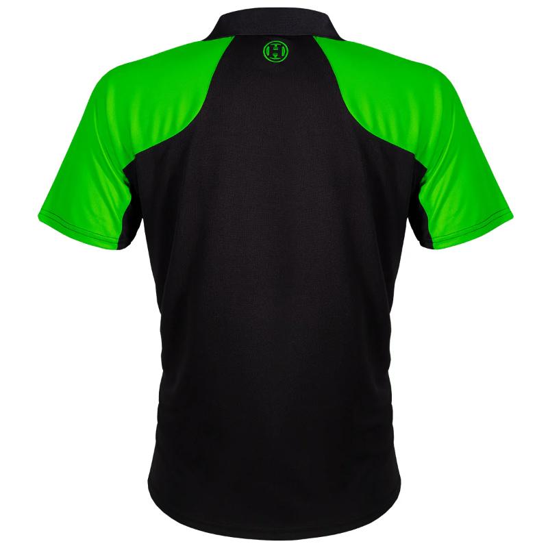 Polo Harrows VIVID Preto & Verde