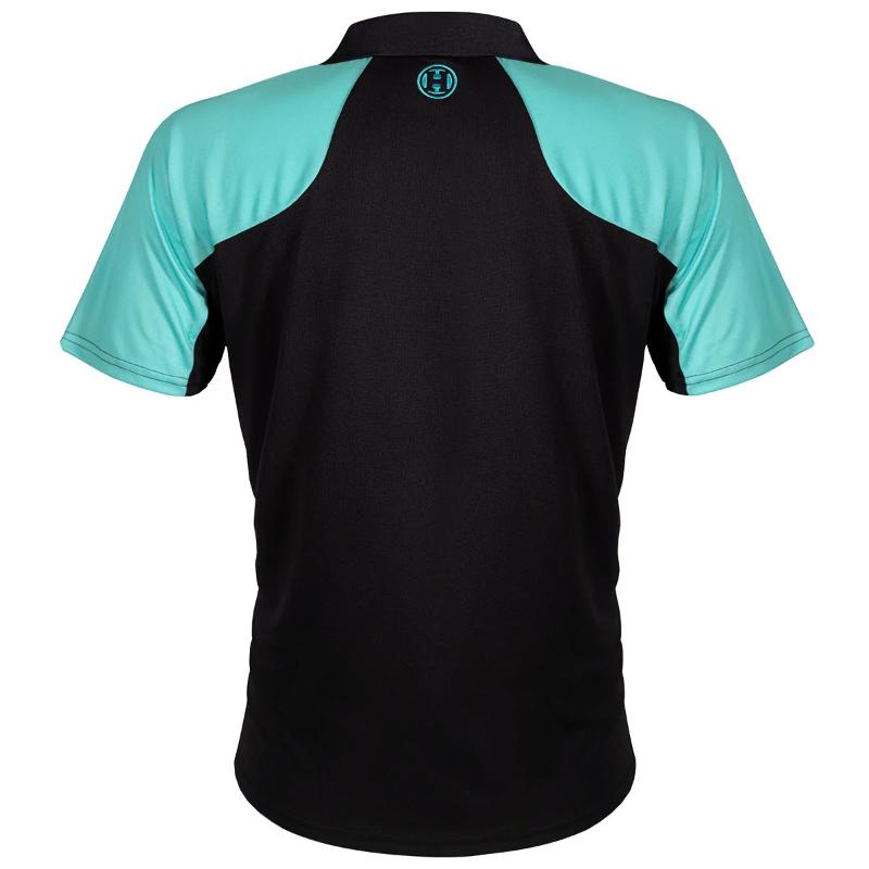Polo Harrows VIVID Preto & Jade