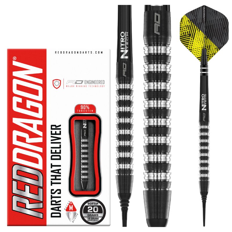 Dardos Bico Plástico Red Dragon Razor Edge Elite 90%