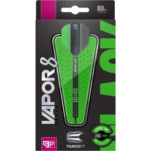 Dardos Bico Aço Target  Vapor8 Blk & Green 80...