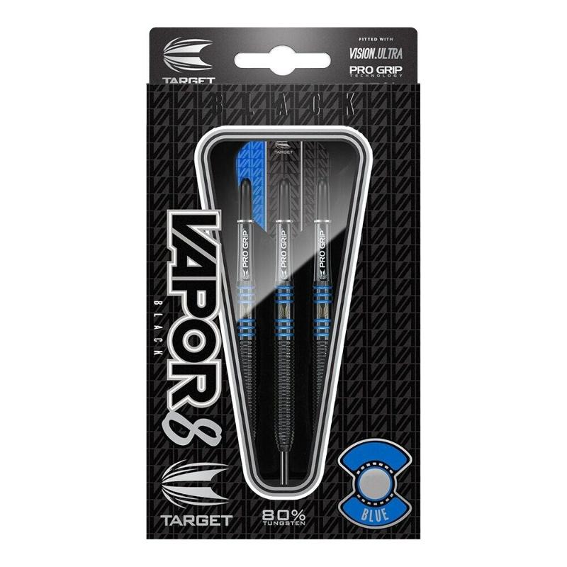 Dardos Bico Aço Target Vapor8 Black e Blue 80%