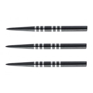 Bicos de Aço Winmau Re-Grooved Pretos