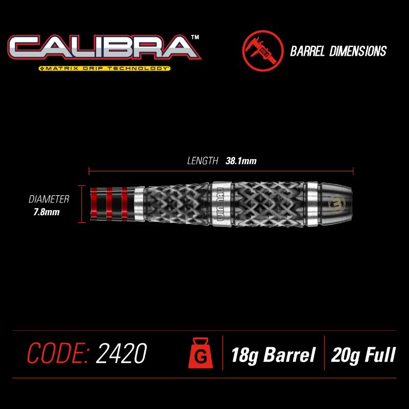 Dardos Bico Plástico Winmau Calibra 90%