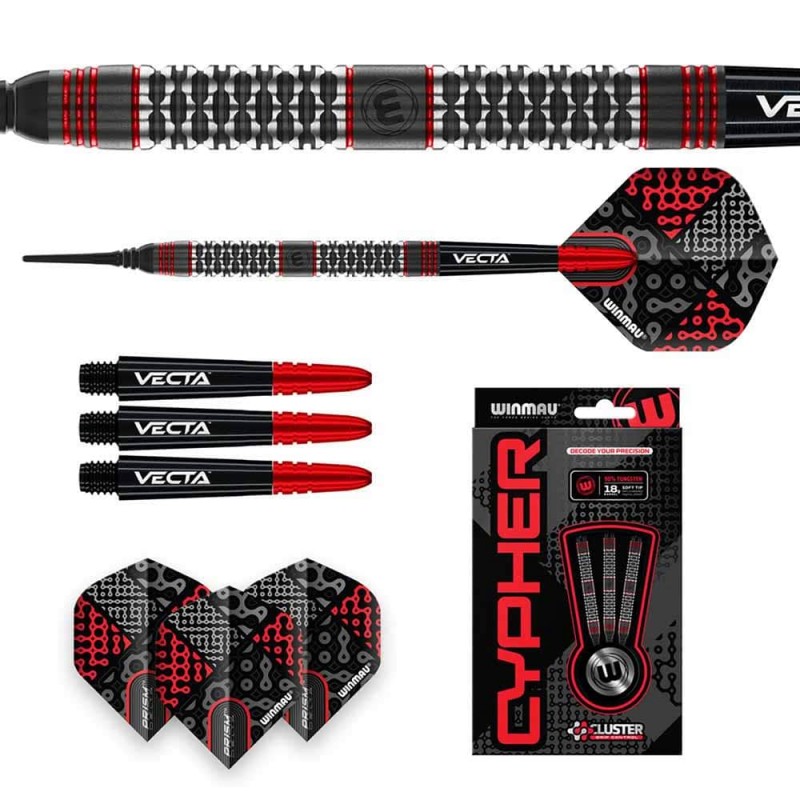 Dardos Bico Plástico Winmau CYPHER 90%