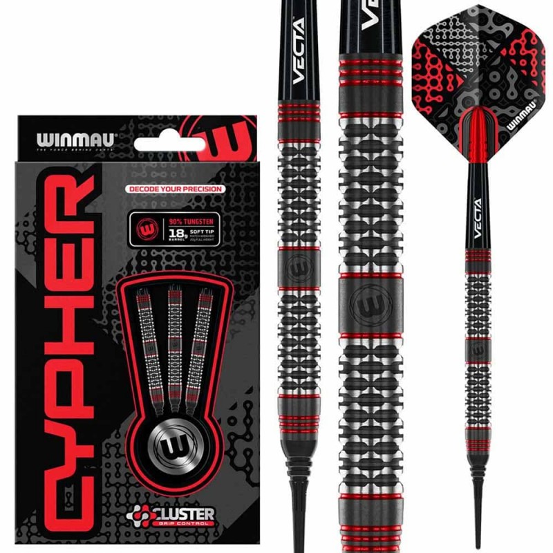 Dardos Bico Plástico Winmau CYPHER 90%
