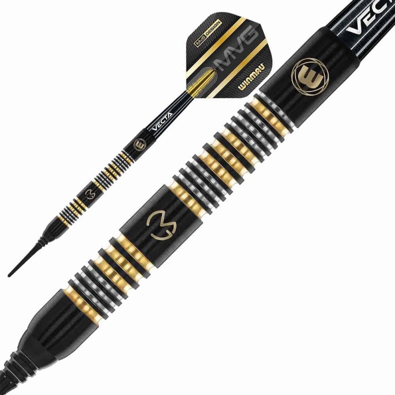 Dardos Bico Plástico Winmau MvG  Trilogy 90%