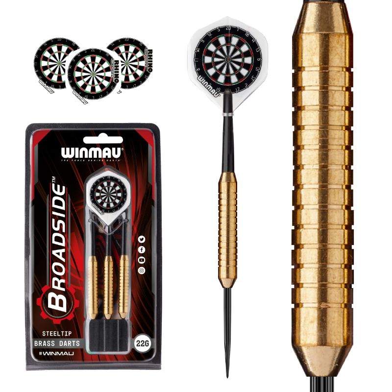 Dardos Bico Aço Winmau Broadside