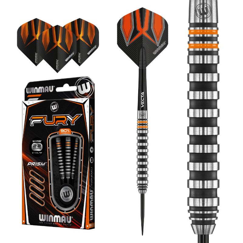 Dardos Bico Aço Winmau Fury 90%