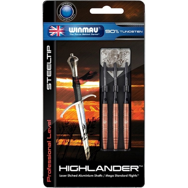 Dardos Bico Aço Winmau Highlander 90%