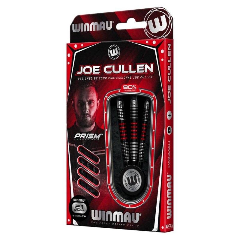 Dardos Bico Aço Winmau Joe Cullen 90%