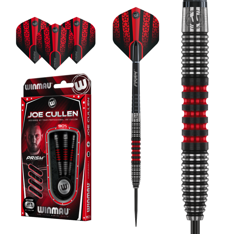 Dardos Bico Aço Winmau Joe Cullen 90%