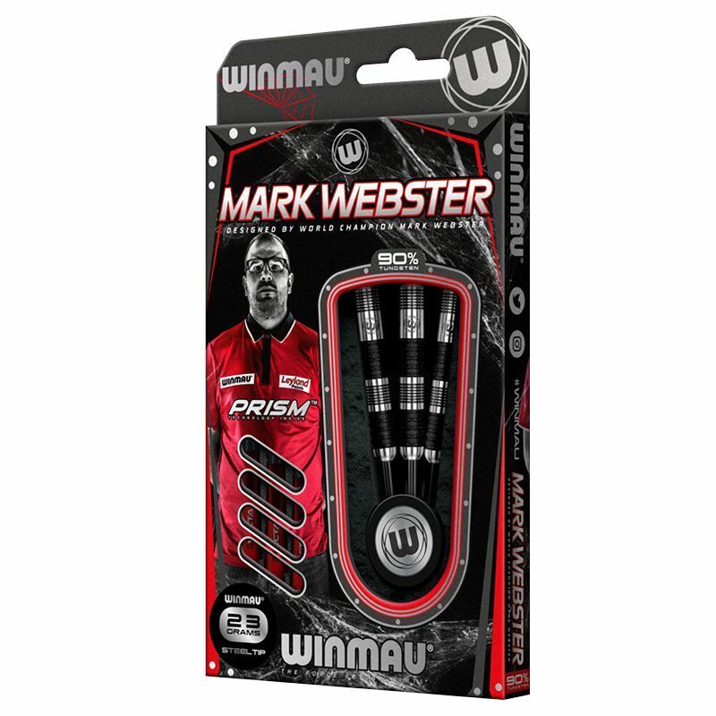 Dardos Bico Aço Winmau Mark Webster Diamond Edition 90%