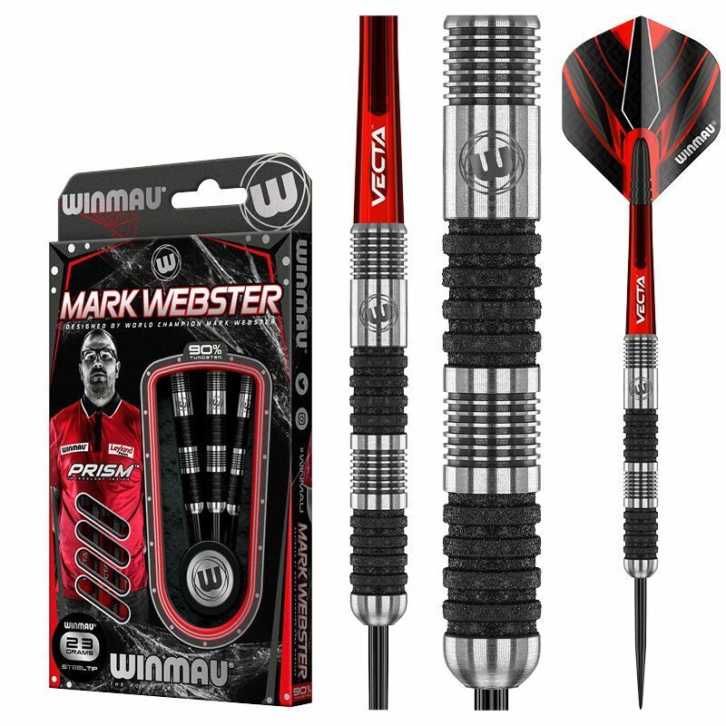 Dardos Bico Aço Winmau Mark Webster Diamond Edition 90%