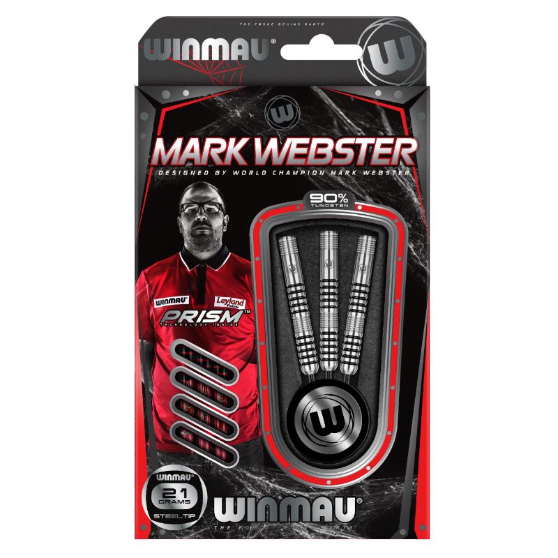 Dardos Bico Aço Winmau Mark Webster 90%