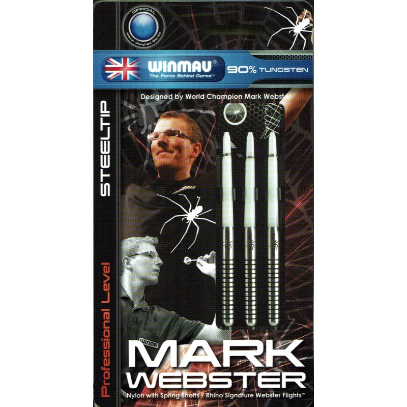 Dardos Bico Aço Winmau Mark Webster 1st Gen 90%
