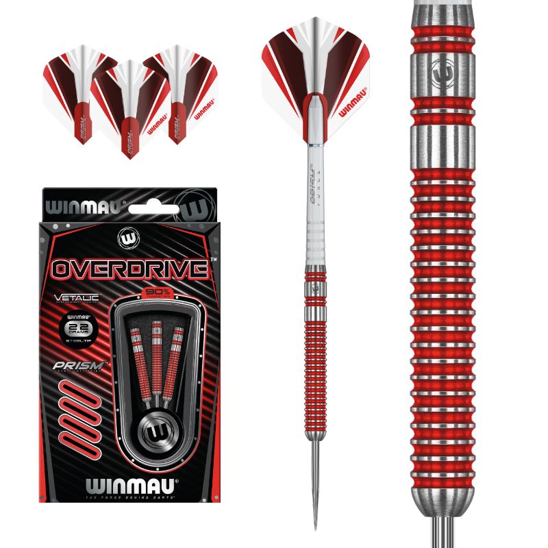 Dardos Bico Aço Winmau Overdrive 90%