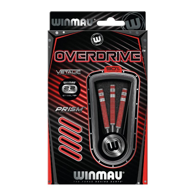 Dardos Bico Aço Winmau Overdrive 90%