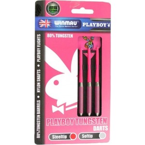 Dardos Bico Aço Winmau Playboy Pink 80%