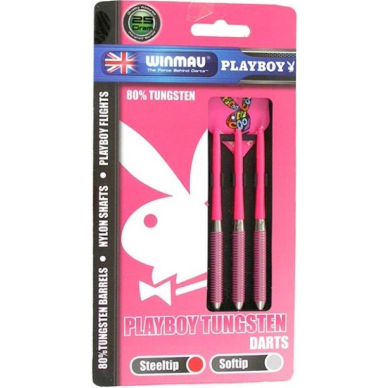 Dardos Bico Aço Winmau Playboy Pink 80%