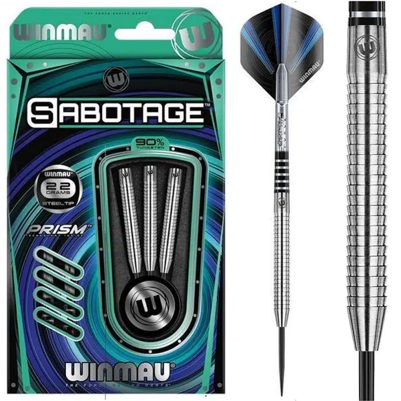 Dardos Bico Aço Winmau Sabotage 90%