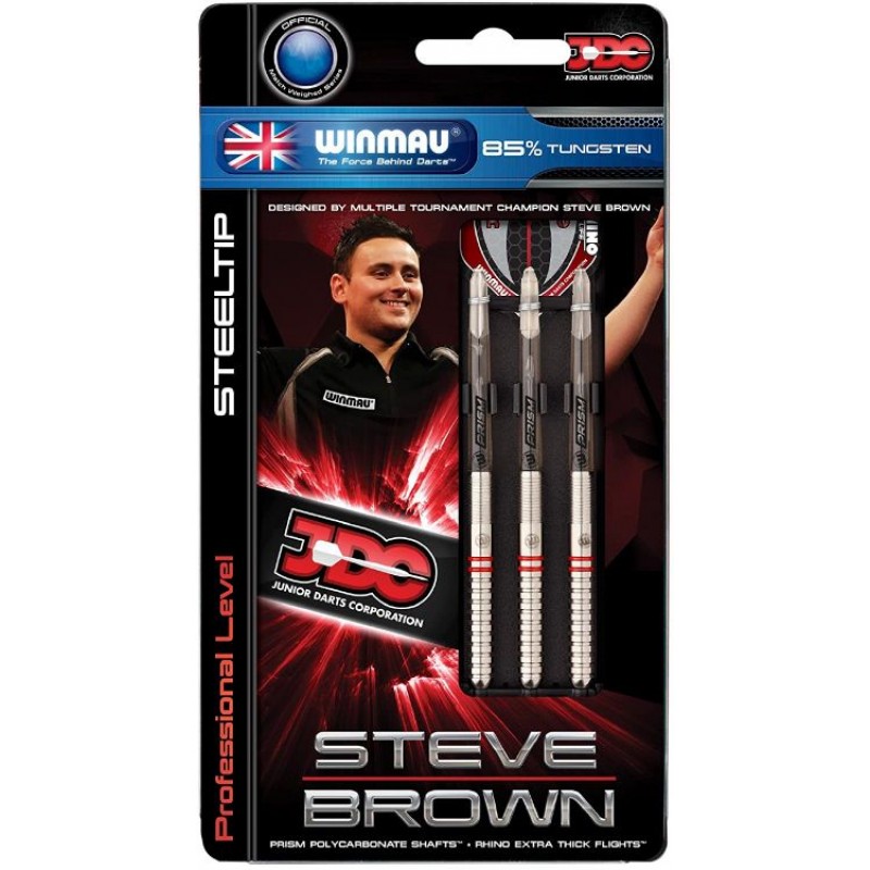 Dardos Bico Aço Winmau Steve Brown 85%