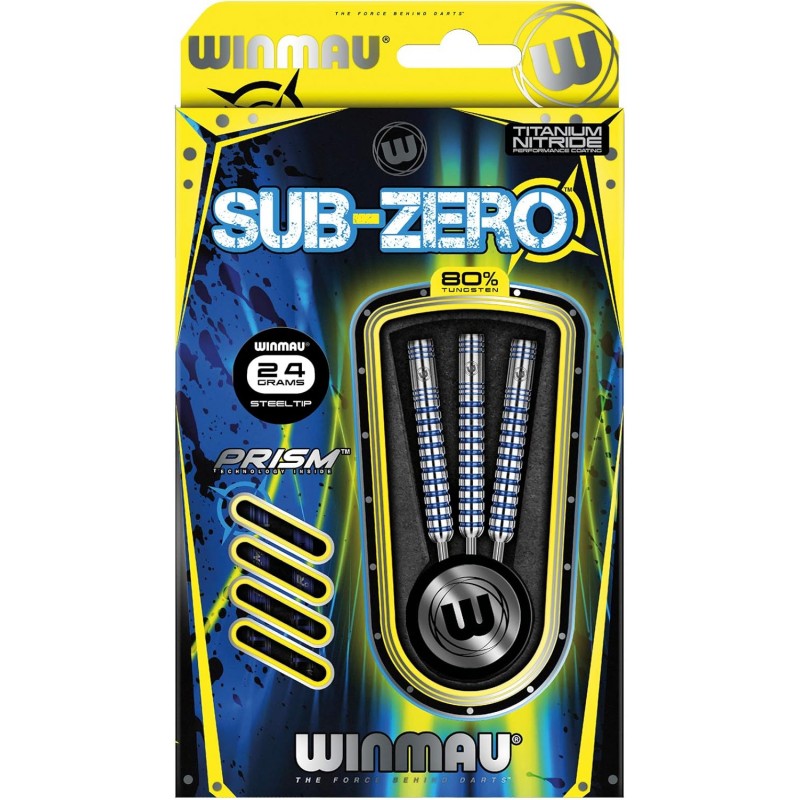 Dardos Bico Aço Winmau Sub-Zero 80%