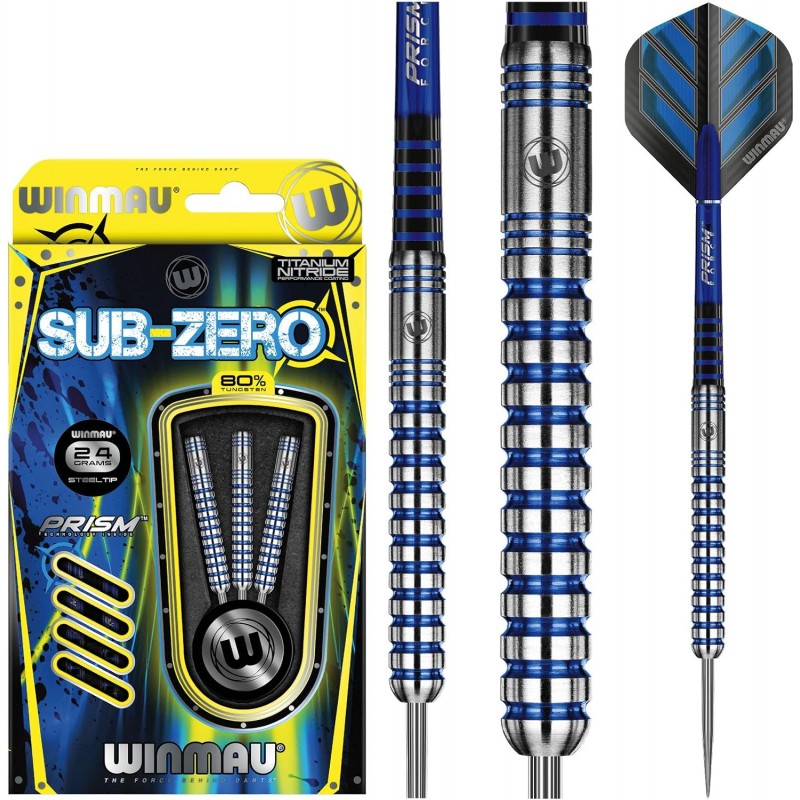 Dardos Bico Aço Winmau Sub-Zero 80%