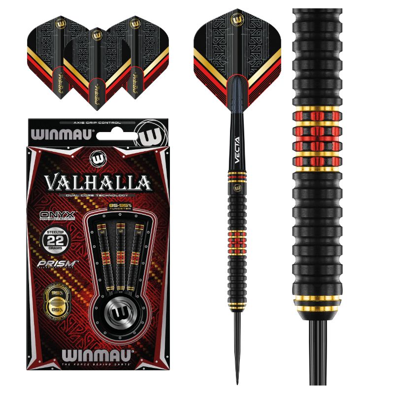 Dardos Bico Aço Winmau Valhalla 95%-85% 