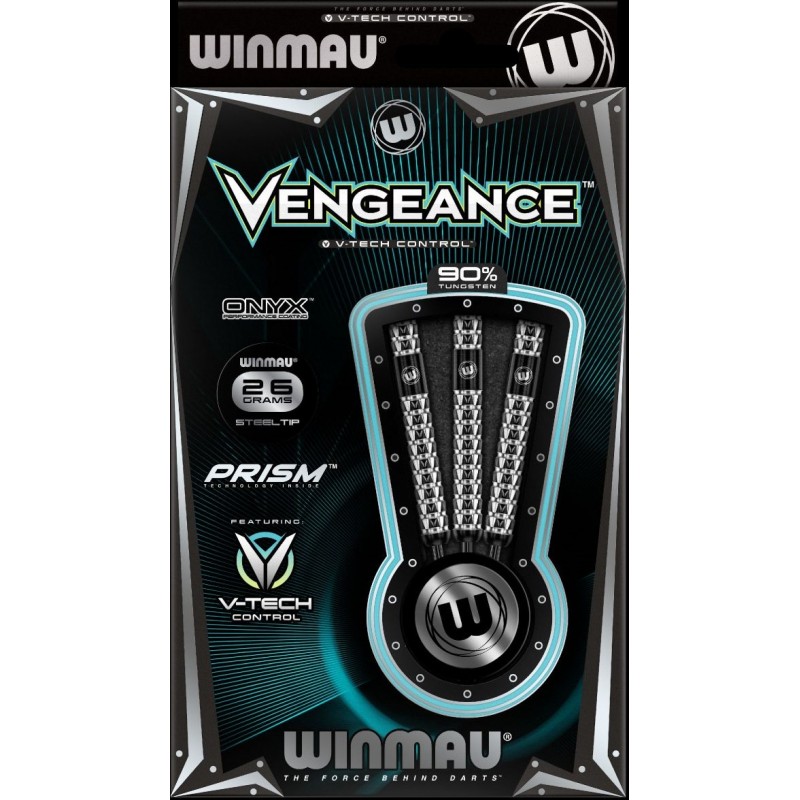 Dardos Bico Aço Winmau Vengeance 90%