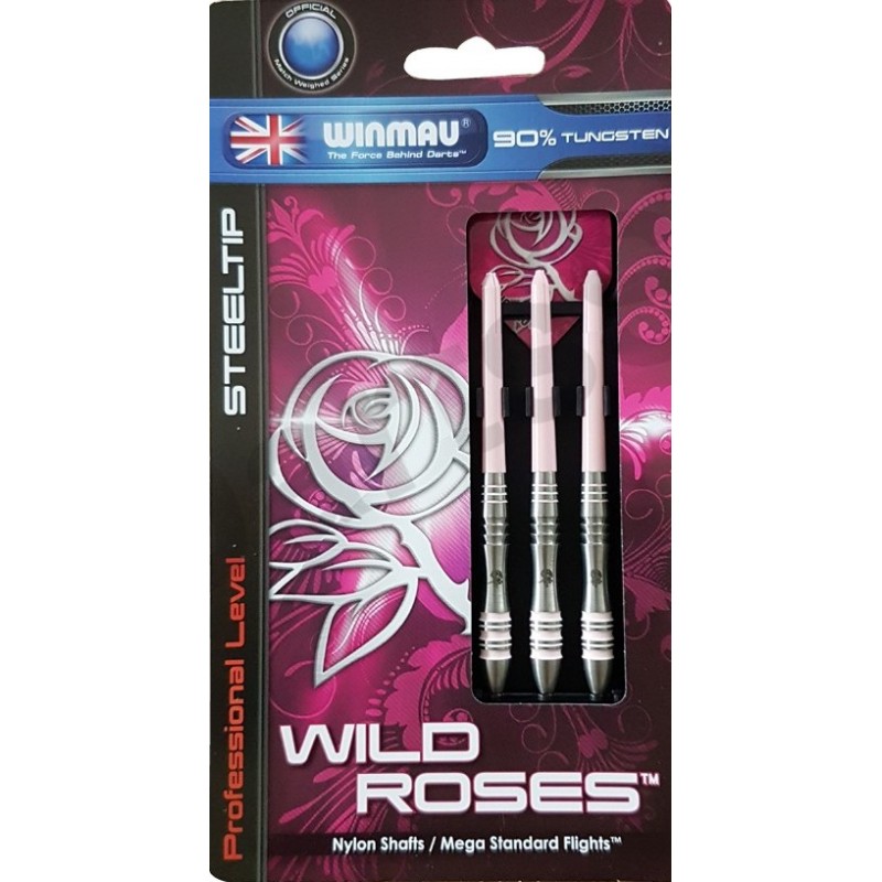Dardos Bico Aço Winmau Wild Roses 90%