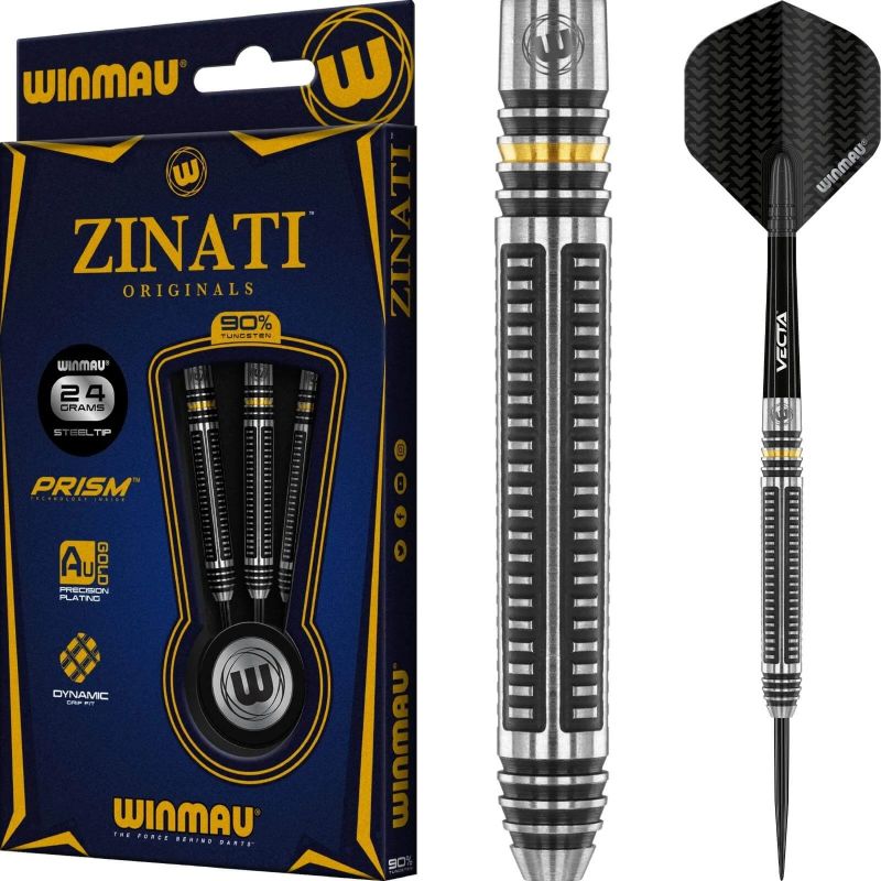 Dardos Bico Aço Winmau Zinati 90%