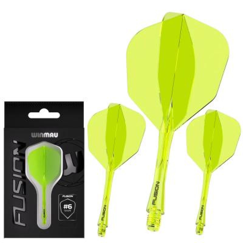 Voadores Winmau Fusion Flight & Shaft Amarelo