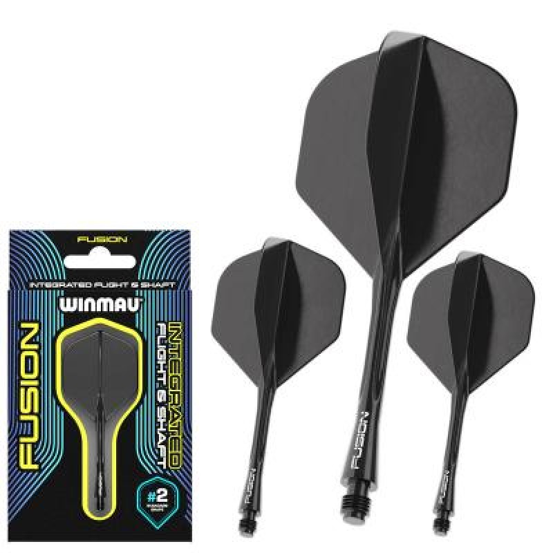 Voadores Winmau Fusion Flight & Shaft Preto