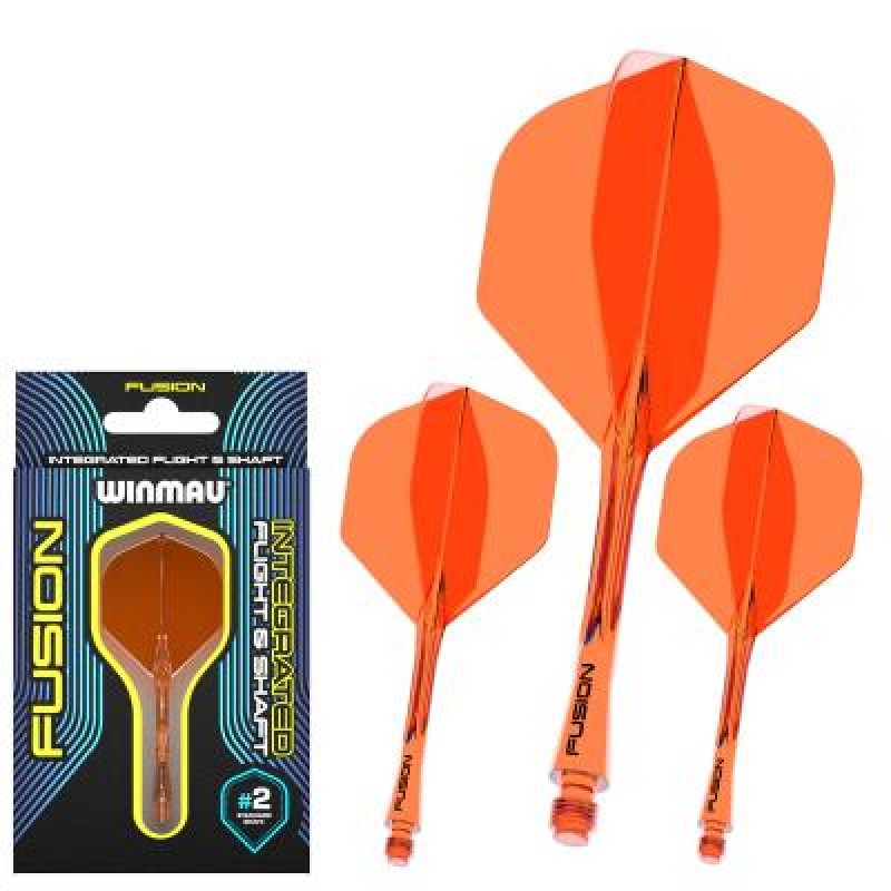 Voadores Winmau Fusion Flight & Shaft Laranja