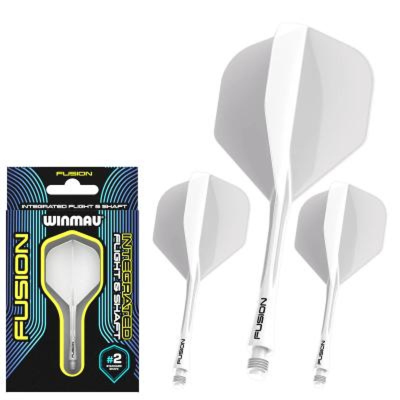 Voadores Winmau Fusion Flight & Shaft Branco