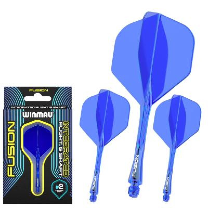 Voadores Winmau Fusion Flight & Shaft Azul 